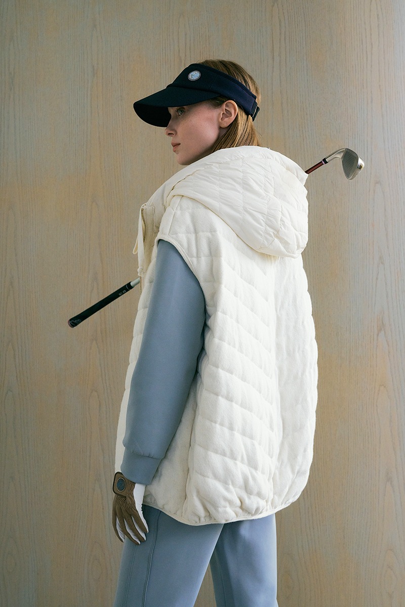 [22&#039;FW] Italy cashmere reversible goose vest