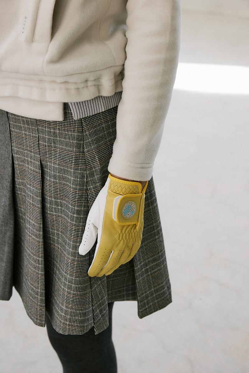 [DIONE SPORTS] golf glove / yellow